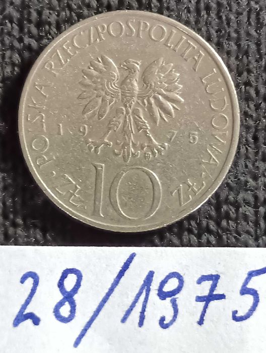 10 złotych "Mickiewicz" z 1975 roku - Stan III