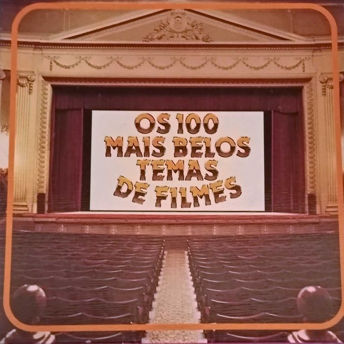 Discos de vinil "Os 100 Mais Belos Temas de Filmes" (Caixa com 8 LPs)