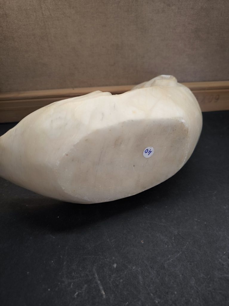 Cabeça de Buda em jade branco