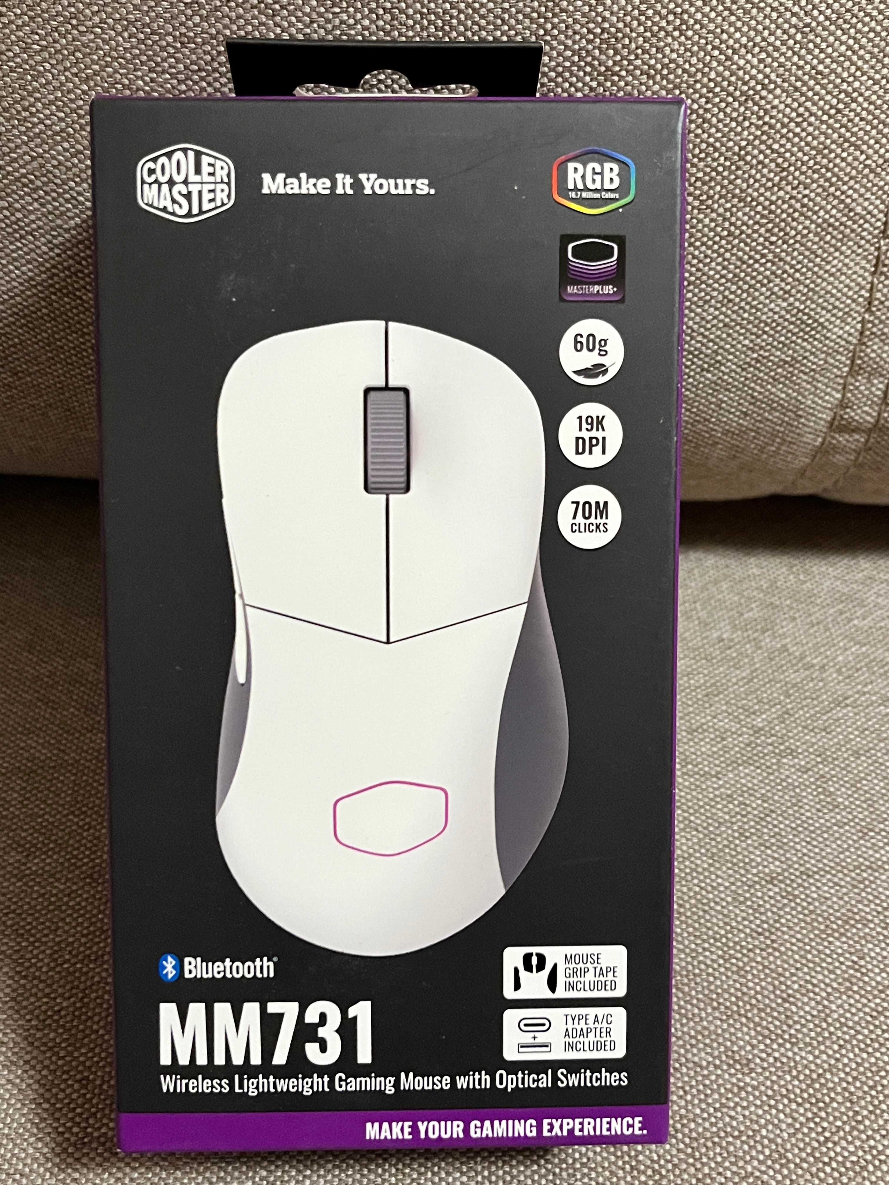 Cooler Master MM731 Wireless Gaming Mouse White 2.4GHz/Bluetooth