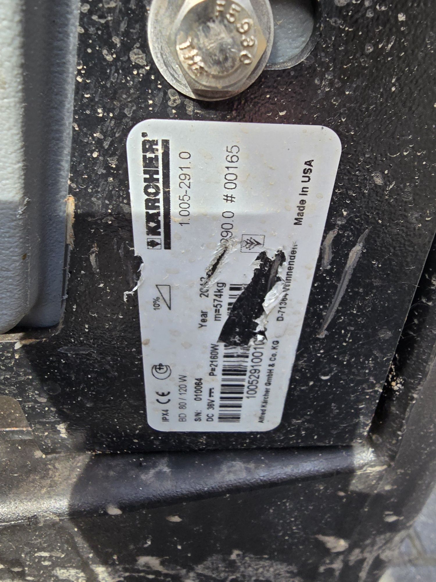 Szorowarka Karcher BD 80/120 W
