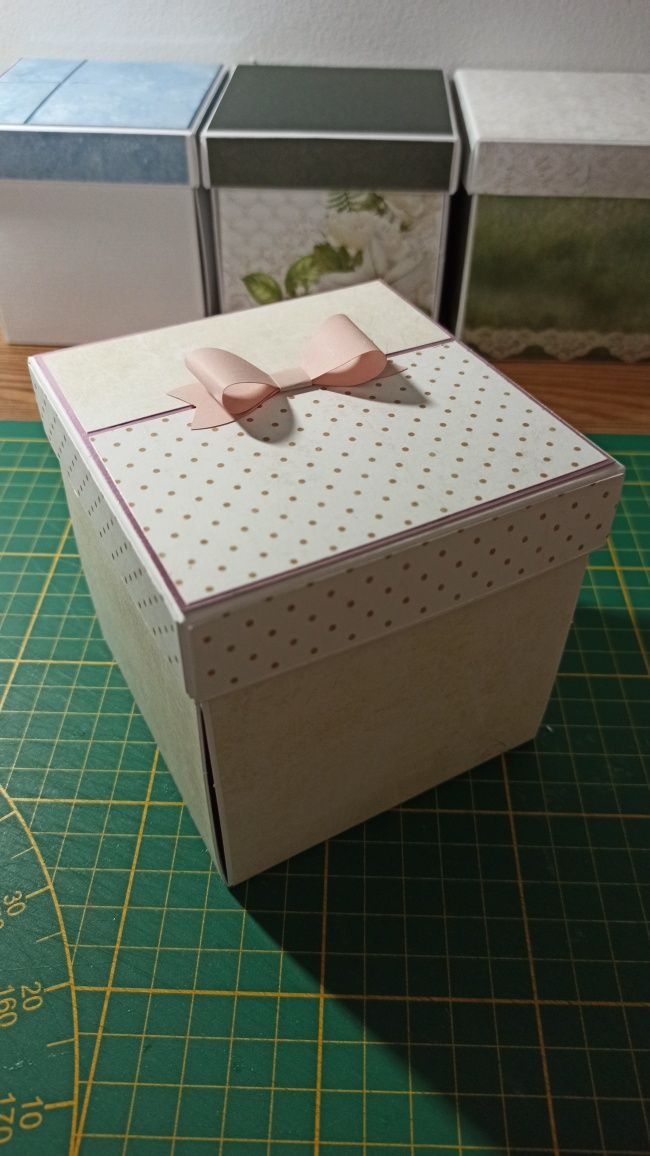 Exploding box pudełko na prezent dzień babci ślubny komunia