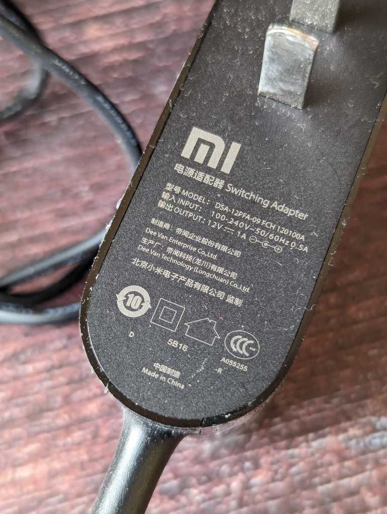 Xiaomi DSA-12PFA-09 FCH 120100A блок питания 12V американская вилка