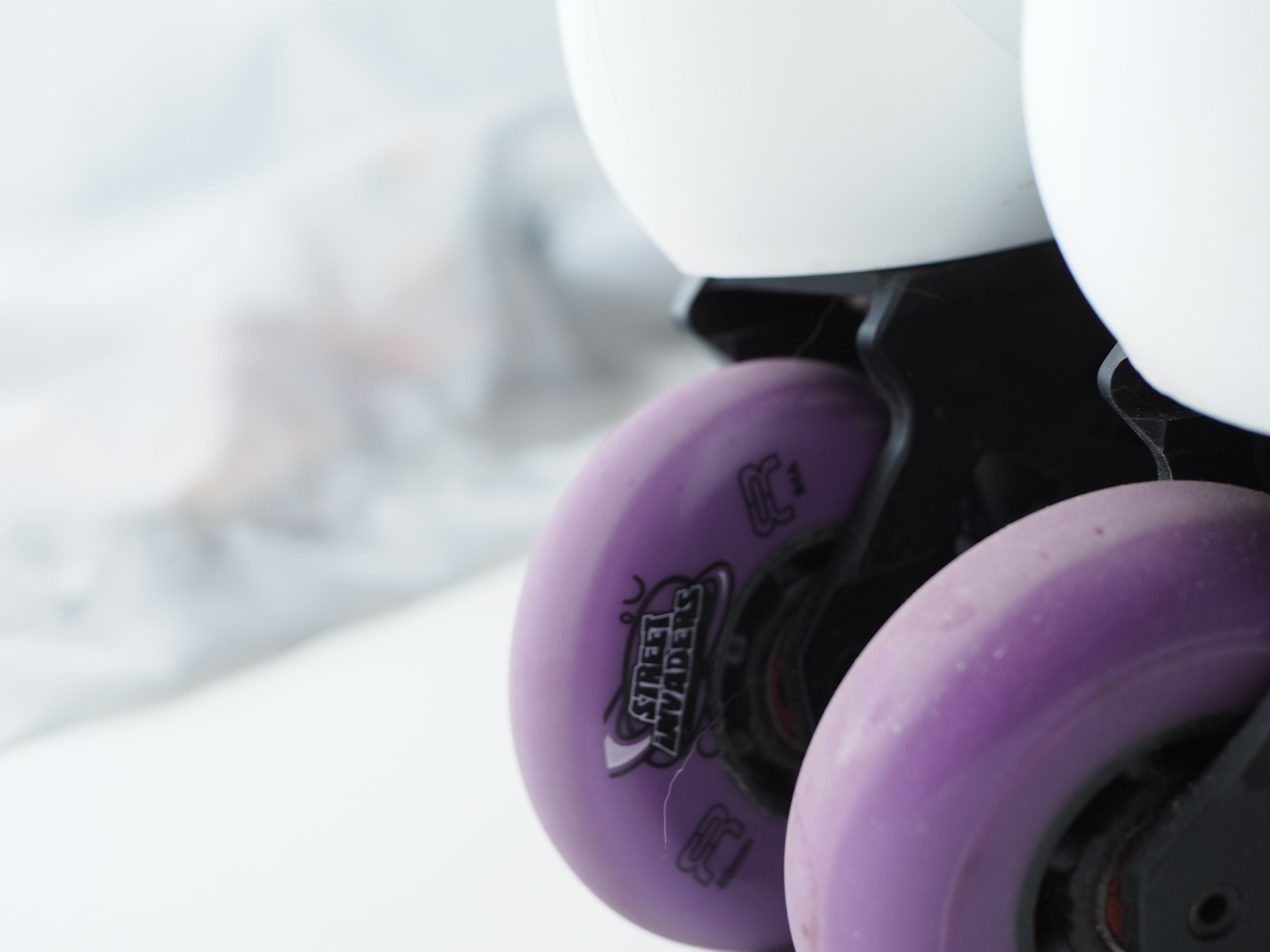 Patins em linha FR SKATES FR1 80 Branco nº 39, 2 conjuntos de rodas