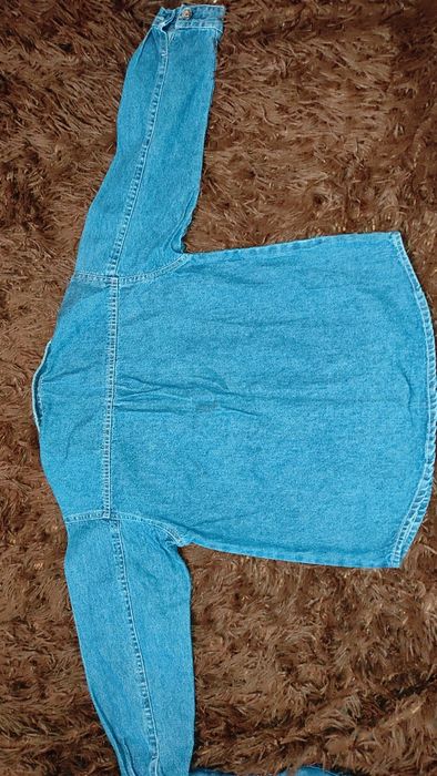 Джинсова куртка-рубашка