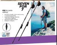 Kijki Nordic Walking Seven for 7 carbon kije 120cm - NOWE W-wa Ursynów