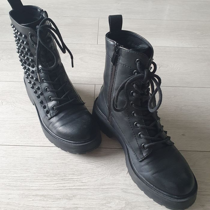 Kozaki krótkie, półbuty, trapery, bardzo dobry stan