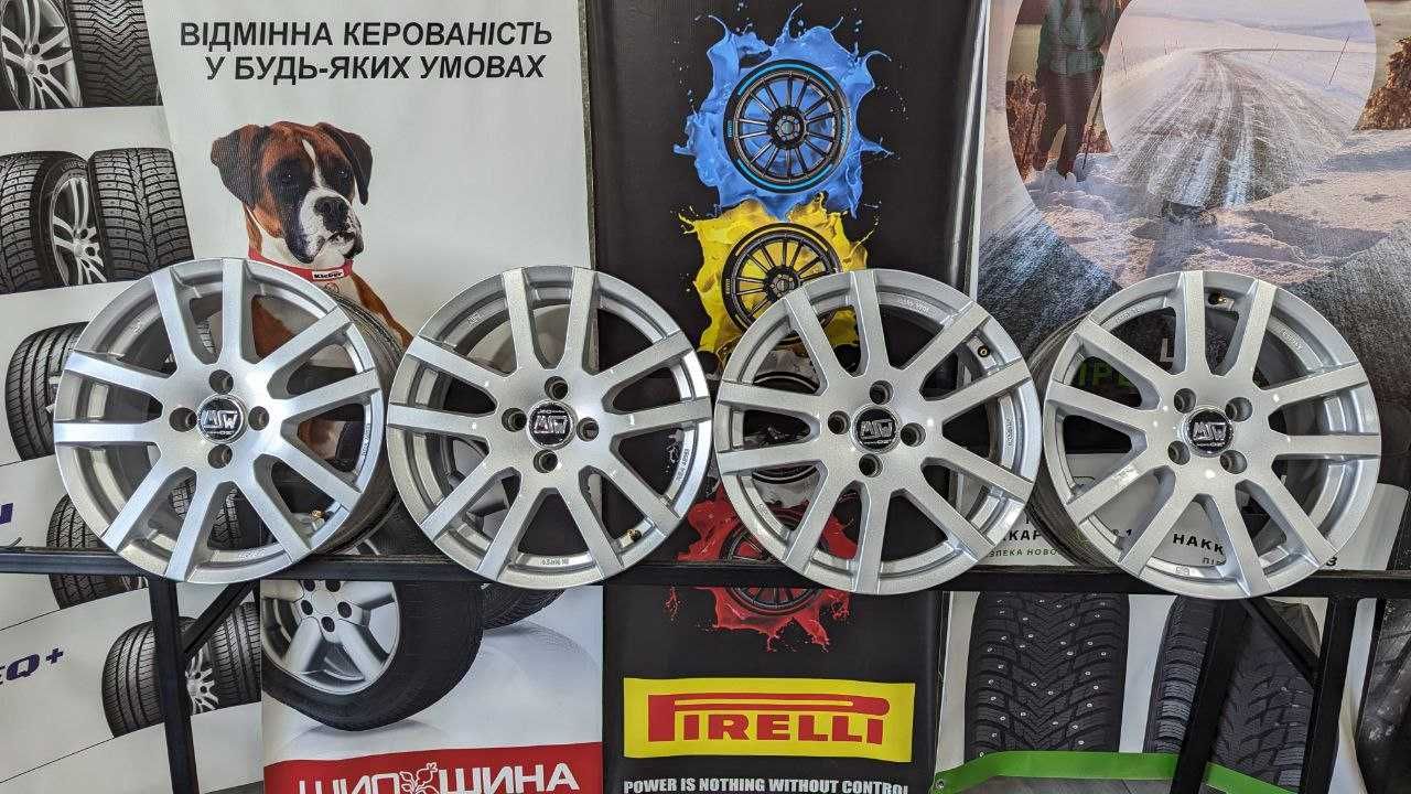 Диски O.Z 4/100 R16 6.5J ET37 dia60.1mm