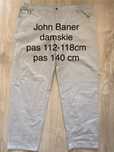 John Baner 54 7XL beżowe spodnie damskie