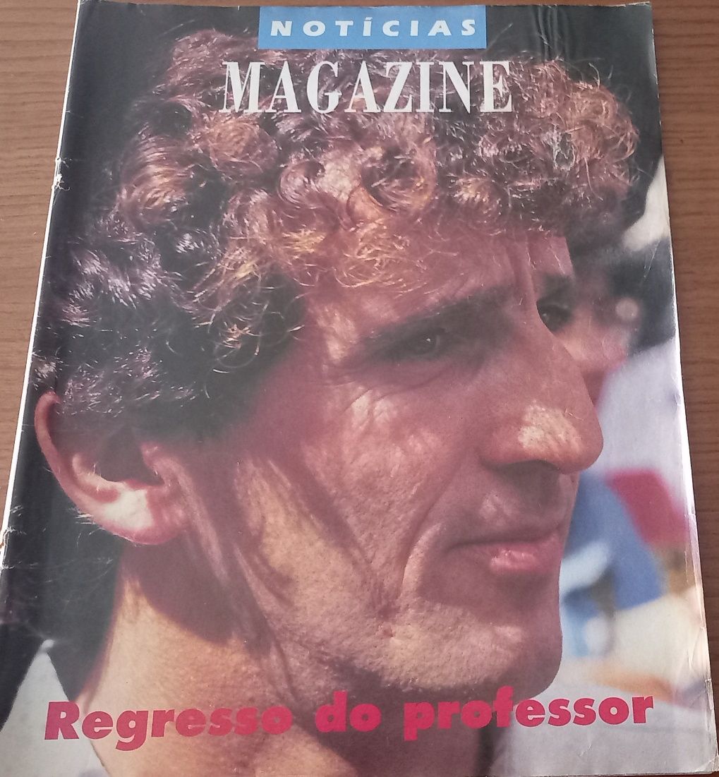 Alain Prost capa, revista e conteúdos de 1993