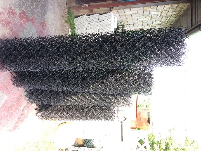 siatka ogrodzeniowa 2,5mm Ocynk + PCV 1,25m