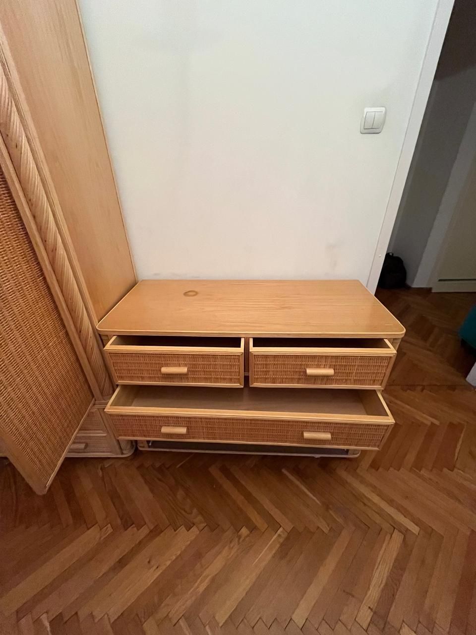 Komoda ratanowa stan b.dobry