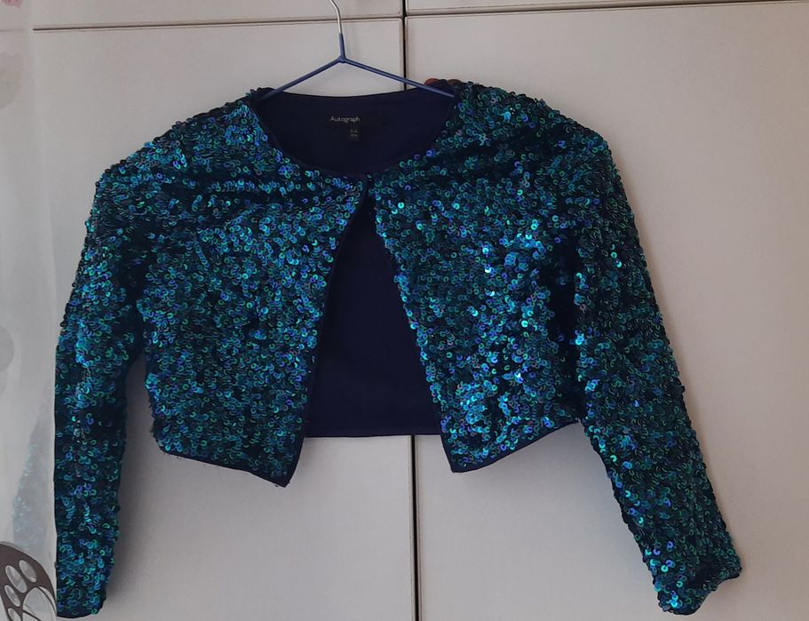 Нарядное болеро пиджак р 116