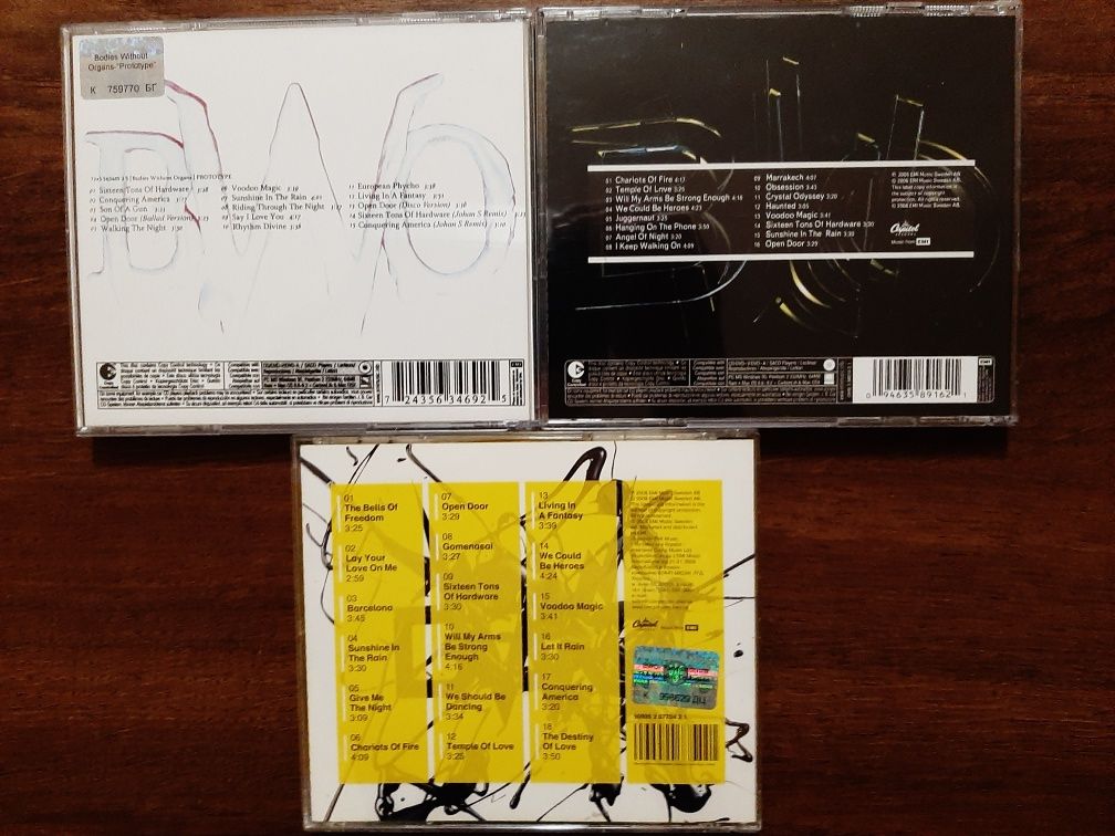 CD Bosson, Body Without Organs, E.L.O., Moti Special.