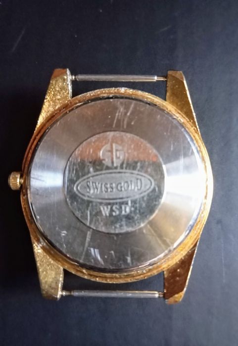 Relógio Swiss Gold vintage para aproveitar.
