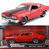 Jada model Chevy Chevelle Ss Szybcy I Wściekli Fast  Furious 1:24 nowy