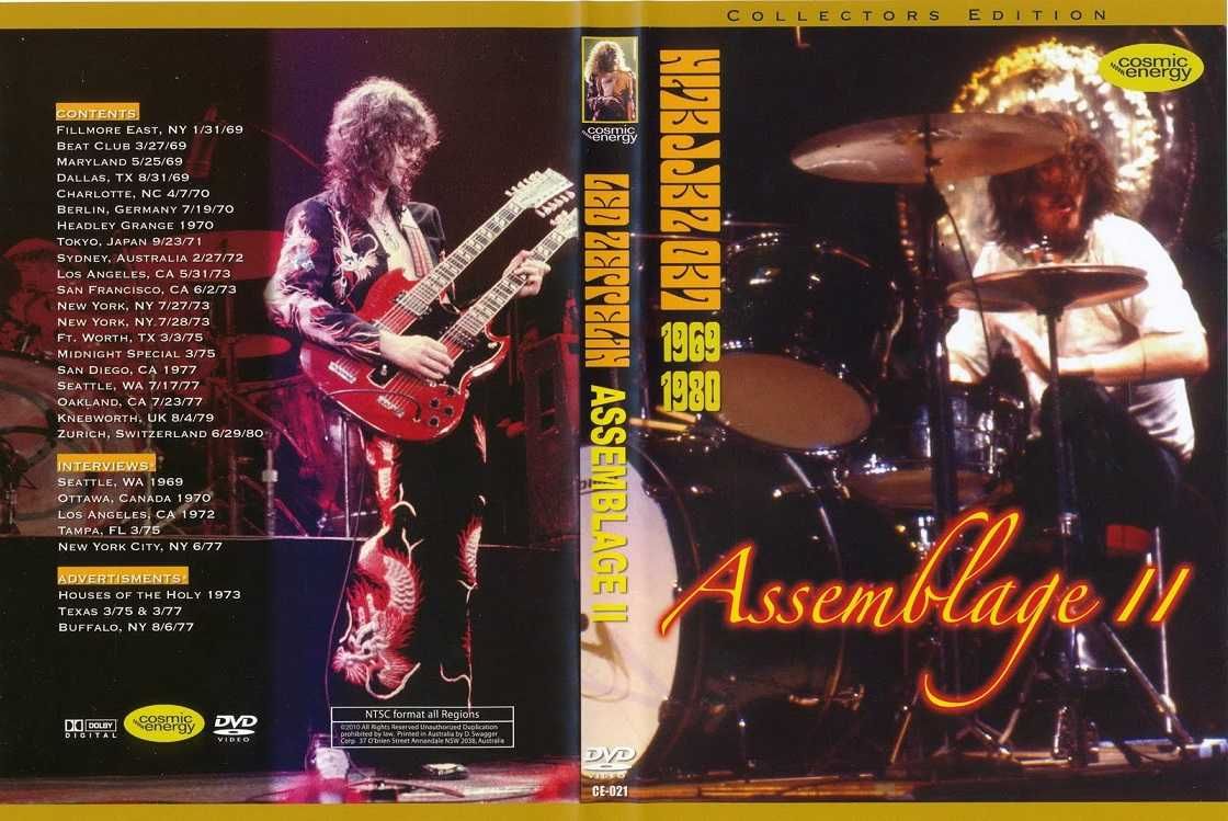 Led Zeppelin ASSEMBAGE II 1969-1980 2 DVD Excellent quality