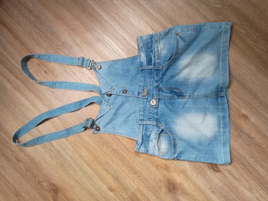 Ogrodniczki spódnica jeansowa