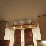 Lampa ozdobna drewniana