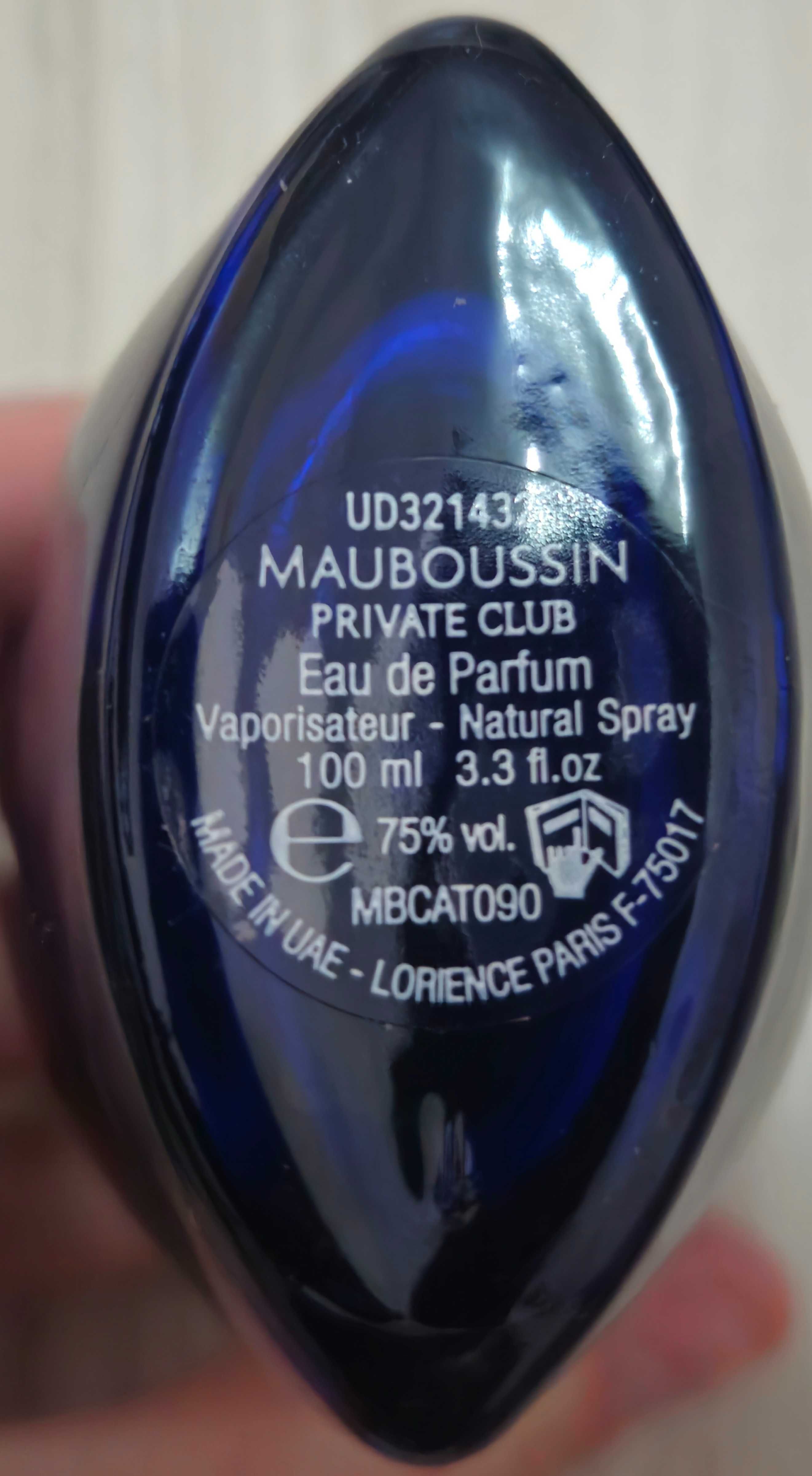 Mauboussin Private Club 100ml EDP ! Nowe