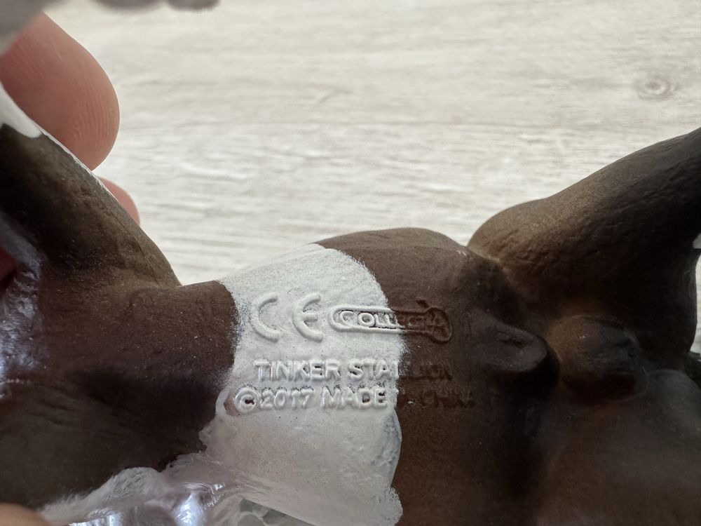 Duży koń rasy Tinker - Collecta - łaciaty - jak nowy !