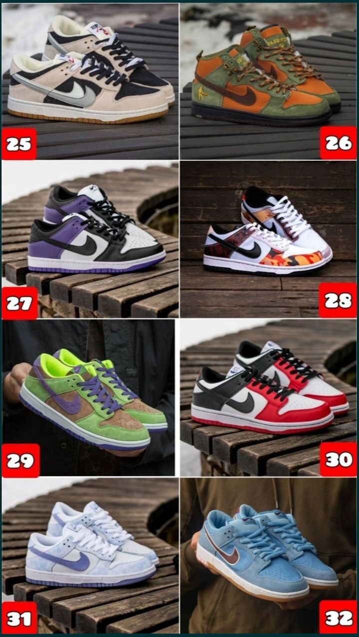 ПОНАД 100 КОЛЬОРІВ‼️ Кросівки Nike SB Dunk Low / 36-46 / Найк СБ Данк