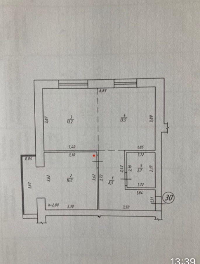 Продам 2-рівневу 4-кімн.кв. на 1 Занасипу