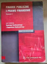 Finanse Publiczne i Prawo Finansowe , wyd, II , red. C. K. i E. R.