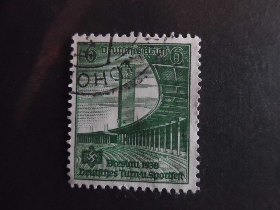 Selos Alemanha Nazi 1933/45-Estádio Olímpico c/ Suástica