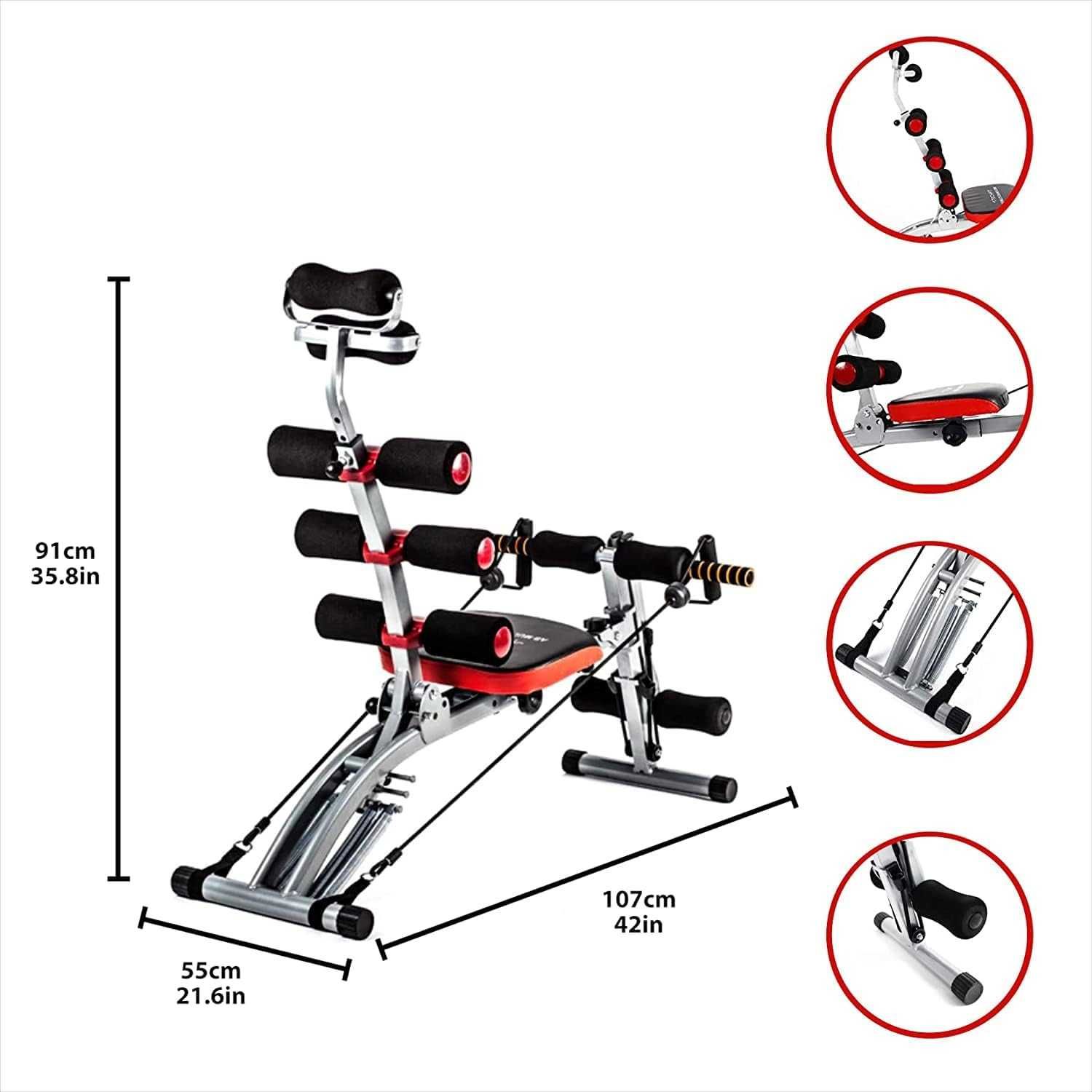 TechFit Wielofunkcyjna ławka treningowa 6 w 1.