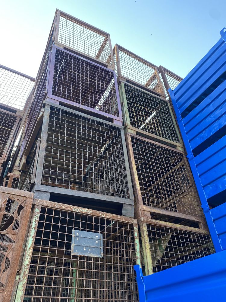 Gitterbox giterbox skrzynie metalowe