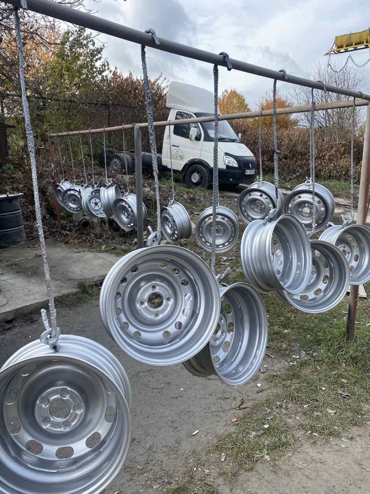 Піскоструй та Порошкове фарбування ДИСКІВ!!!АНТИКОРОЗІЙНА ОБРОБКА