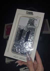 Чехол с блестками на iPhone 11 Karl Lagerfeld