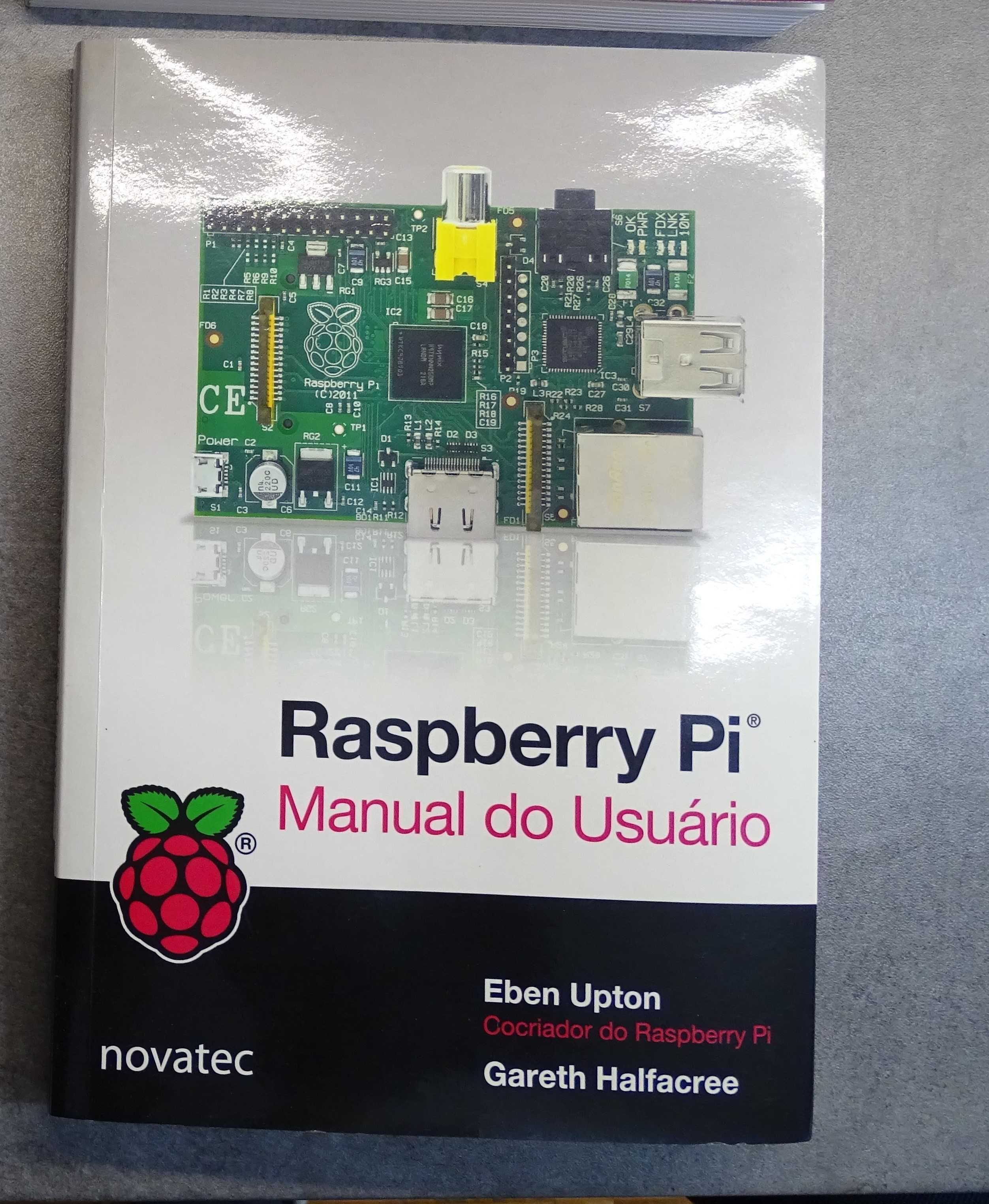 Livros eletrónica Raspberry Pi e curso de televisão