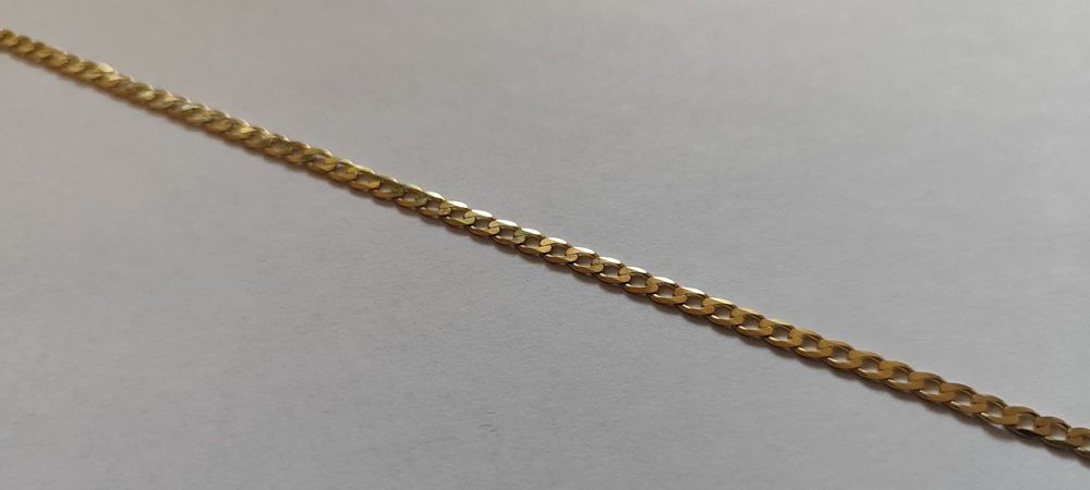 Złoty łańcuszek pancerka 333