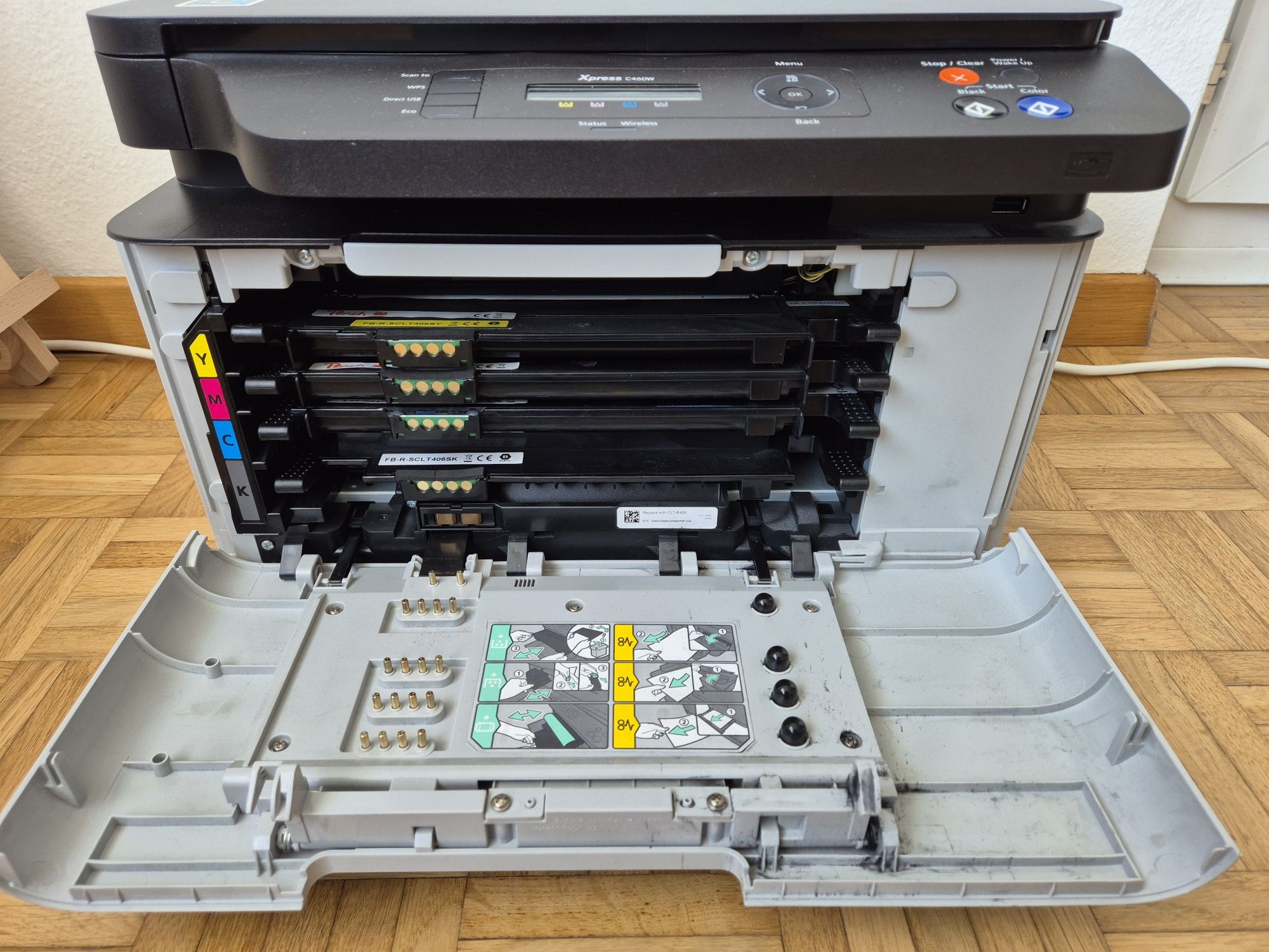 Принтер лазерний кольоровий Samsung c480w WiFi