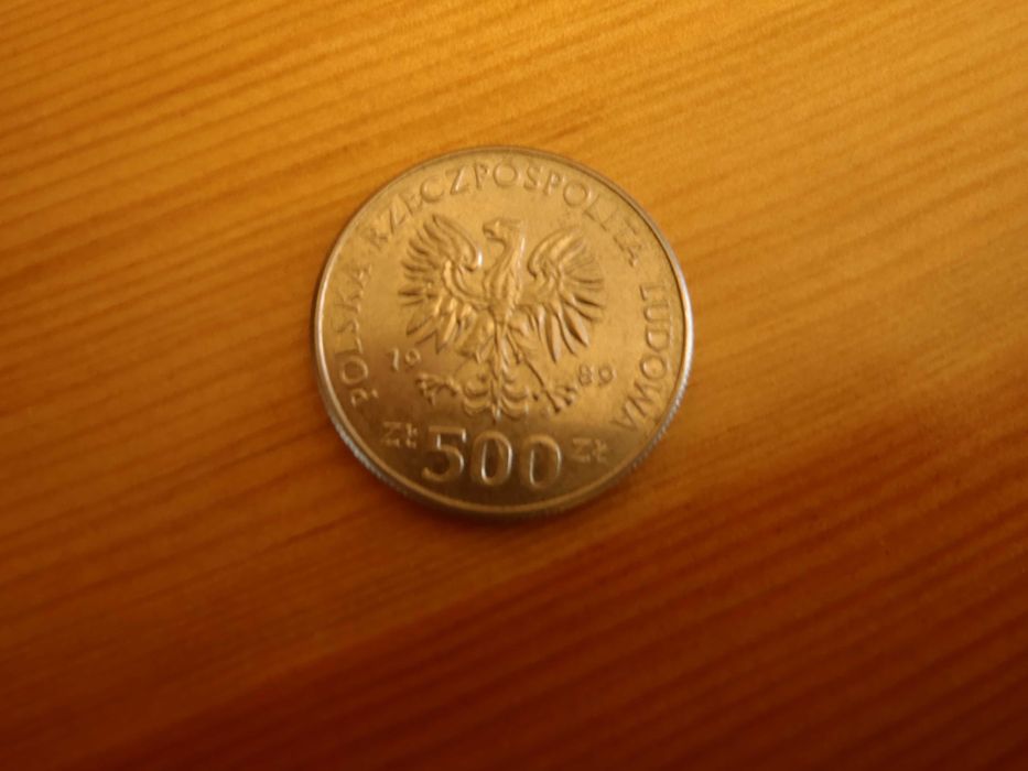 Moneta 500 złotych Władysław II Jagiełło - 1989