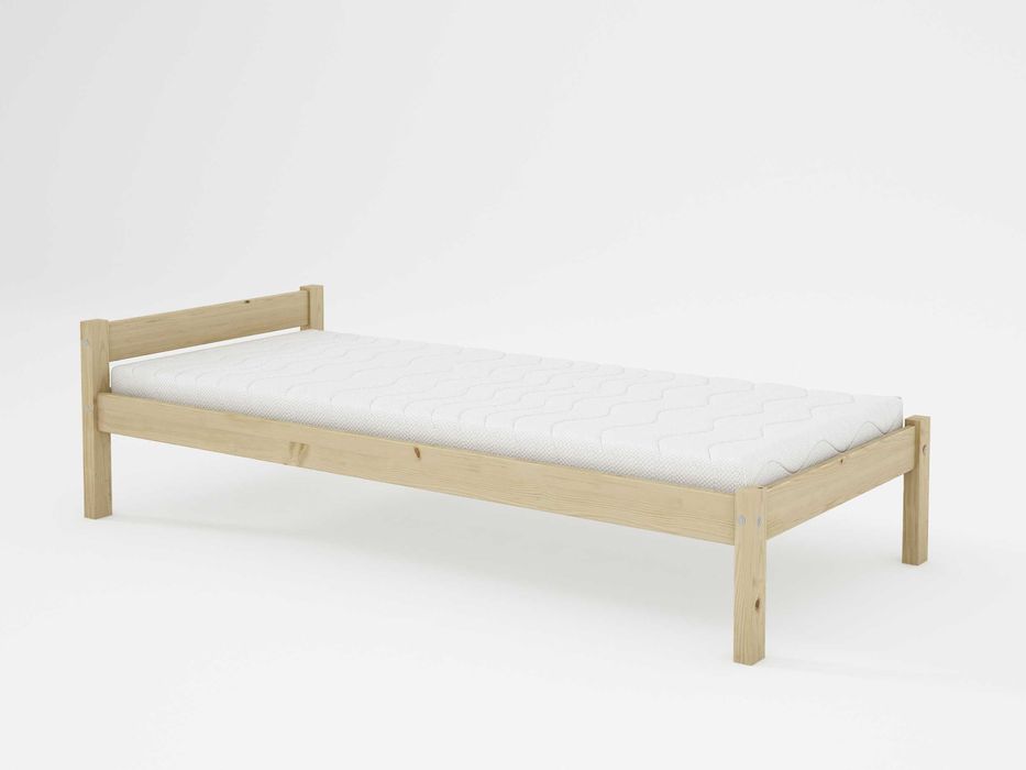 Solidne łóżko sosnowe TOLA 90x200 80x200 łóżka drewniane producent