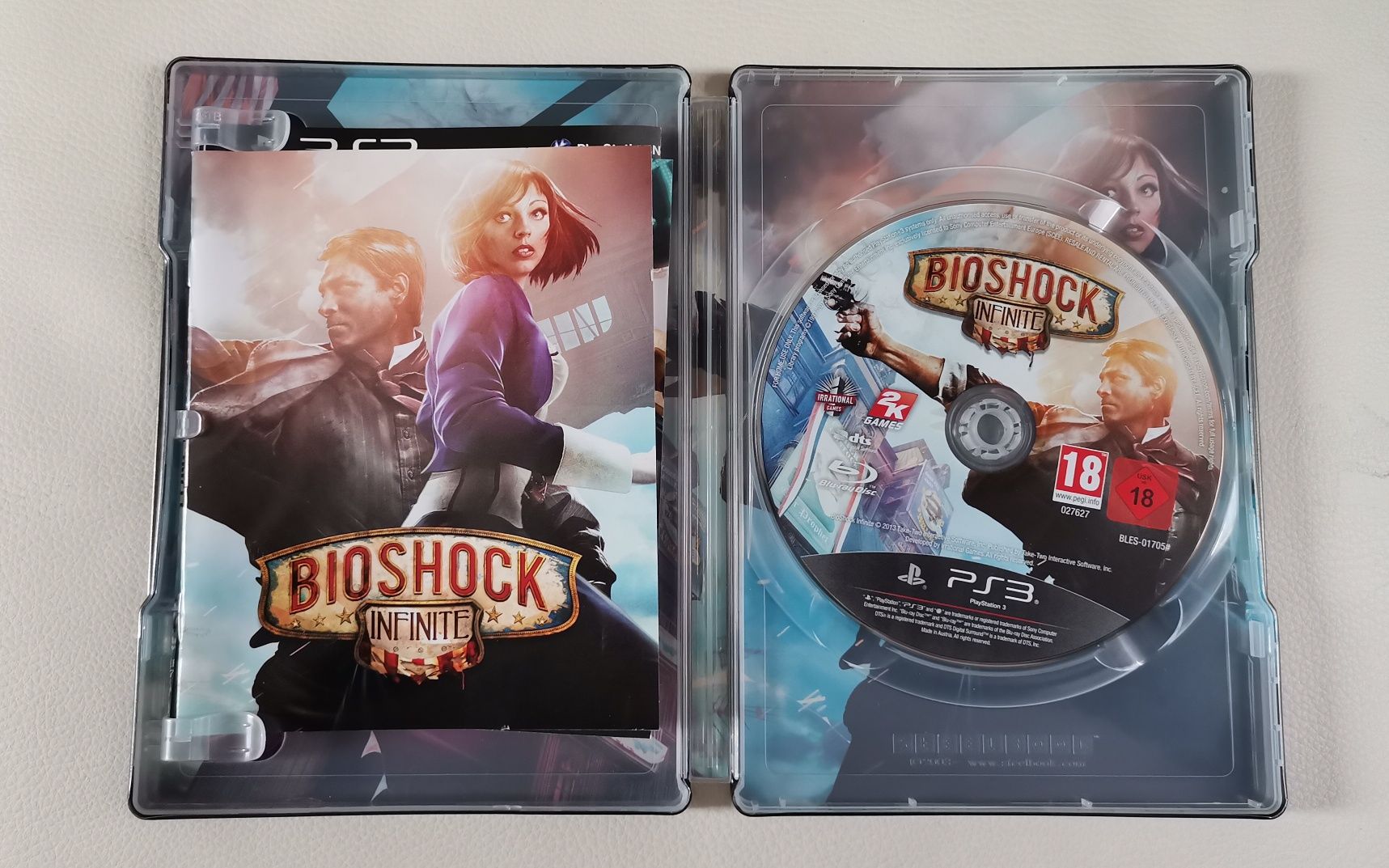 Gra ps3 Bioshock Infinite steelbook konsola sony PlayStation