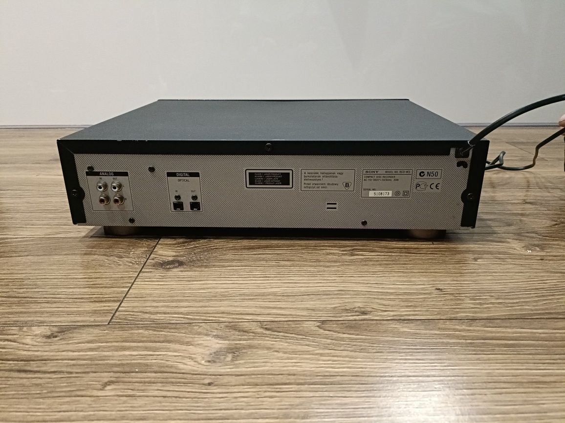 Sony RCD-W3 – Stacjonarna nagrywarka CD / CD-RW – sprawna, po serwisie