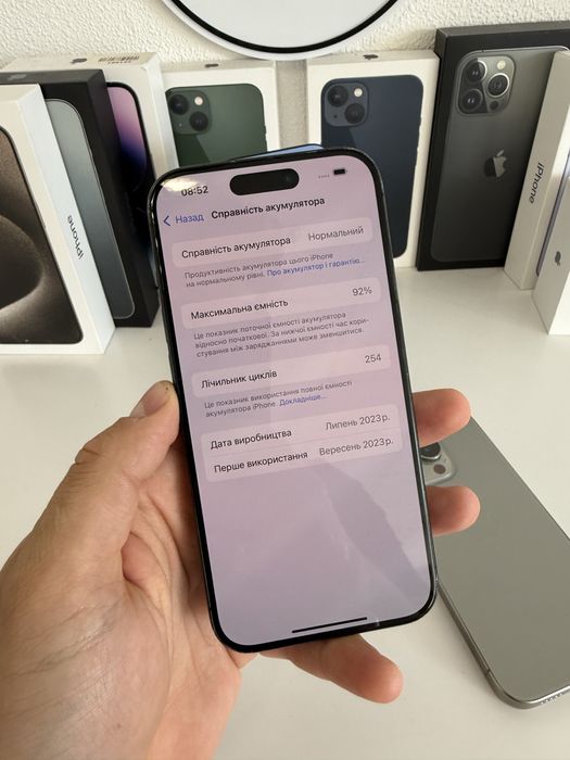 iPhone 15 Pro 512 Gb Blue Black Natural Global Магазин Гарантія. 3773