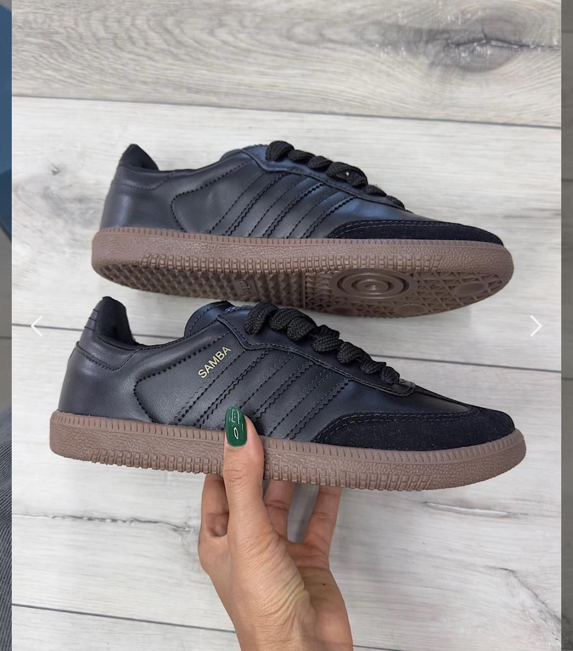 Adidas samba całe czarne sneakers adidas skorzane NOWE 36-40
