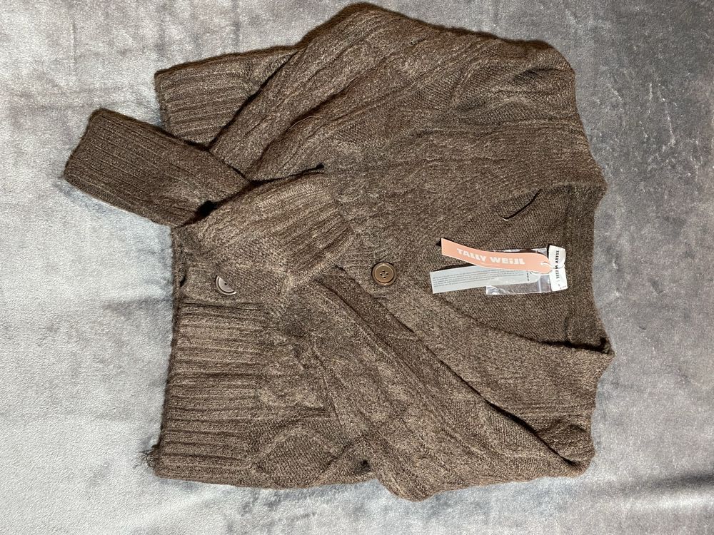 Nowy sweterek Taylly Weijl ciemnobrązowy
