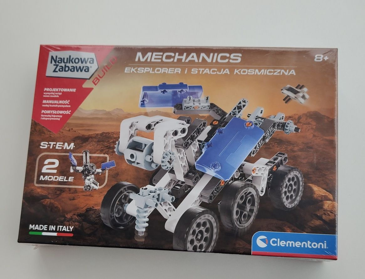 Klocki Clementoni Mechanics 2 modele.