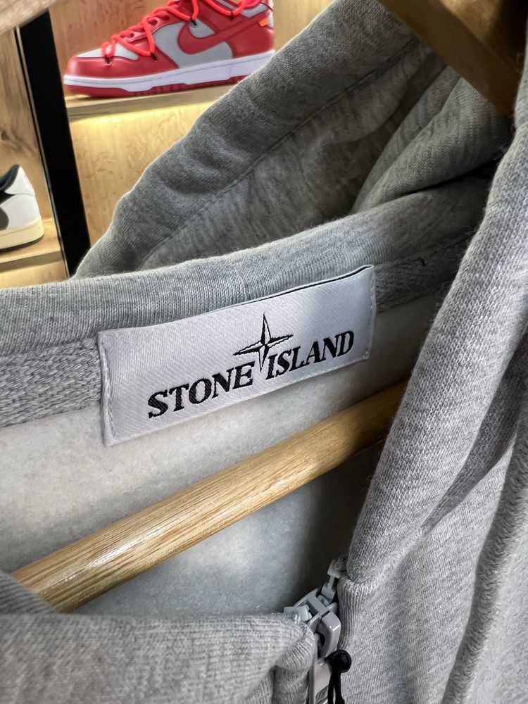 Зіп Худі Stone Island Grey