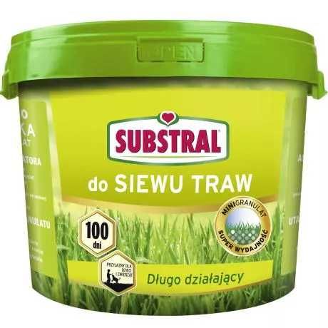 SUBSTRAL Nawóz do siewu nasion traw zakładania trawników 10KG=100 DNI