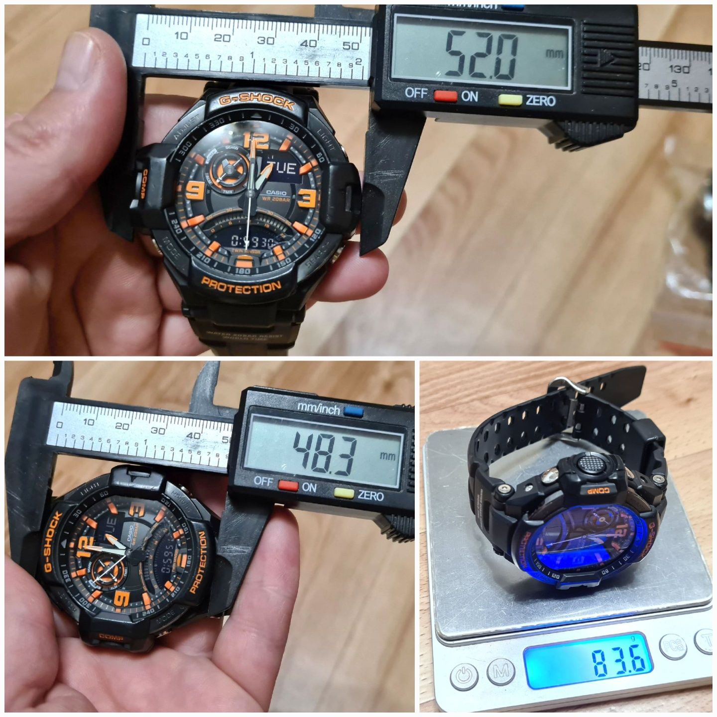 Оригинал Casio G-Shock GA-1000 Twin Sensor Compas с Компасом