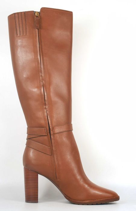 Lauren Ralph Lauren Manchester Burnished Leather Tall Boot roz. 39