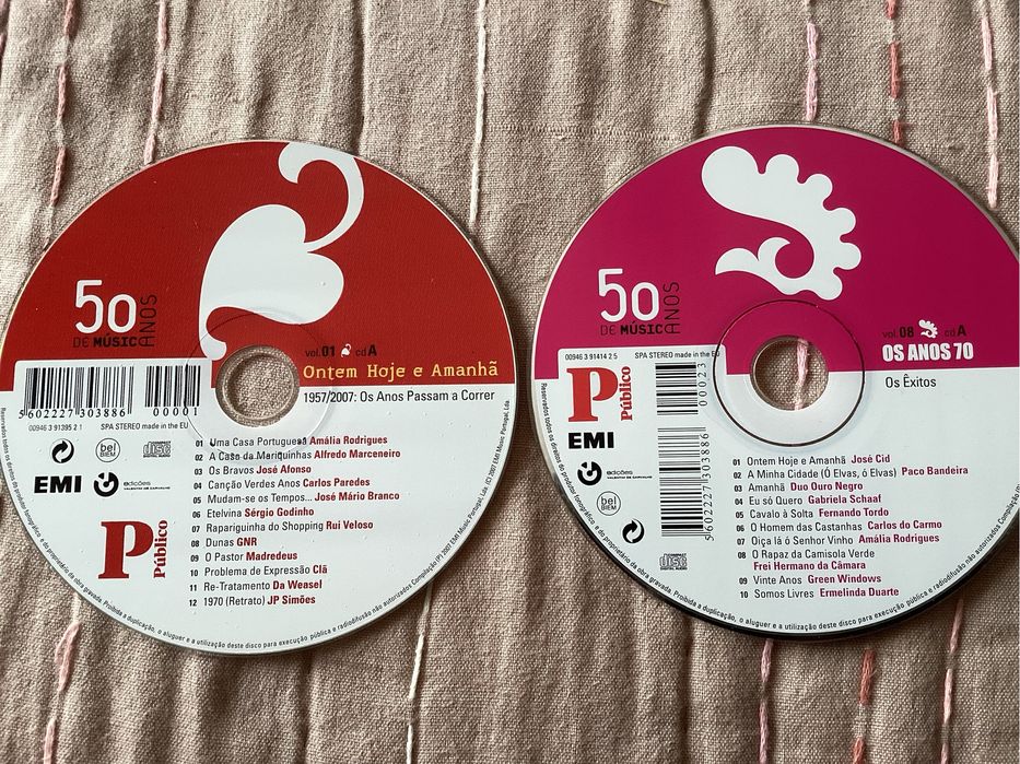 8 CD’s Música Portuguesa