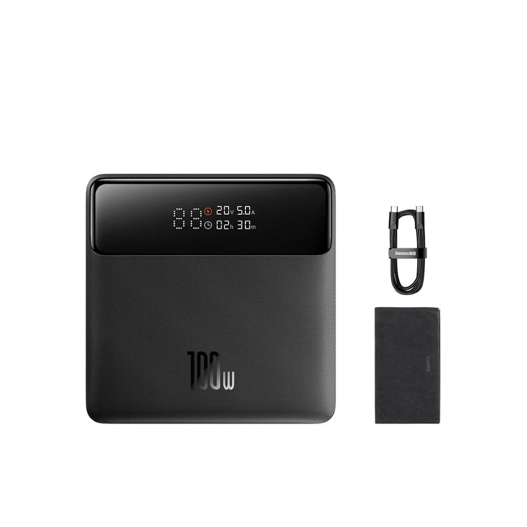 Повербанк 20000mAh 100W Baseus Blade Digital Display 2xType-C/2xUSB